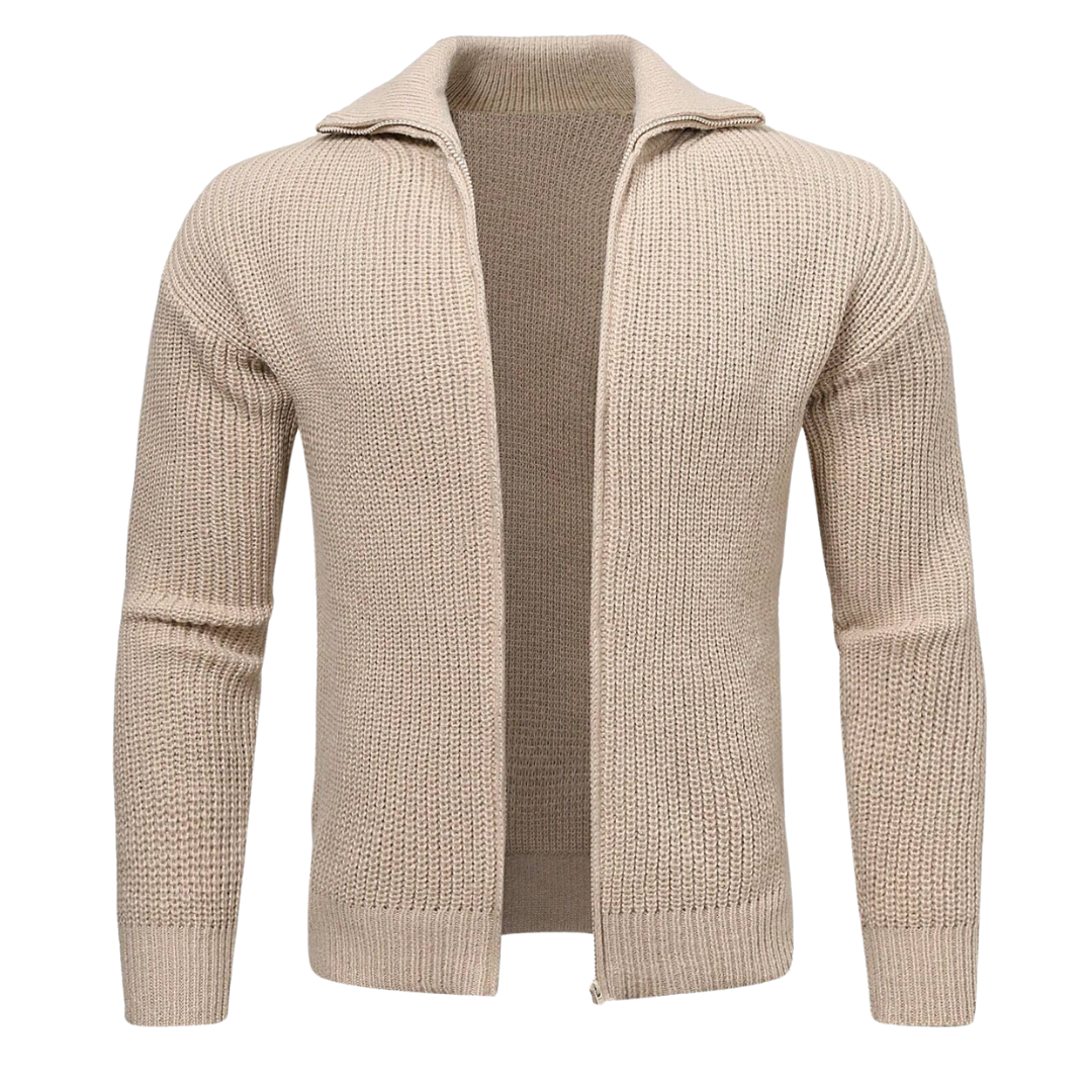 Donald | Zip-Up Sweater Cardigan